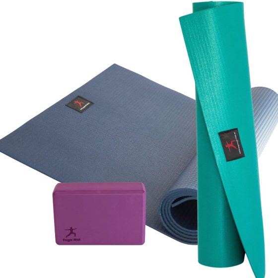 KIT YOGA MAT EXTREME 4MM + YOGA BLOCK ULTRA LIVIANO
